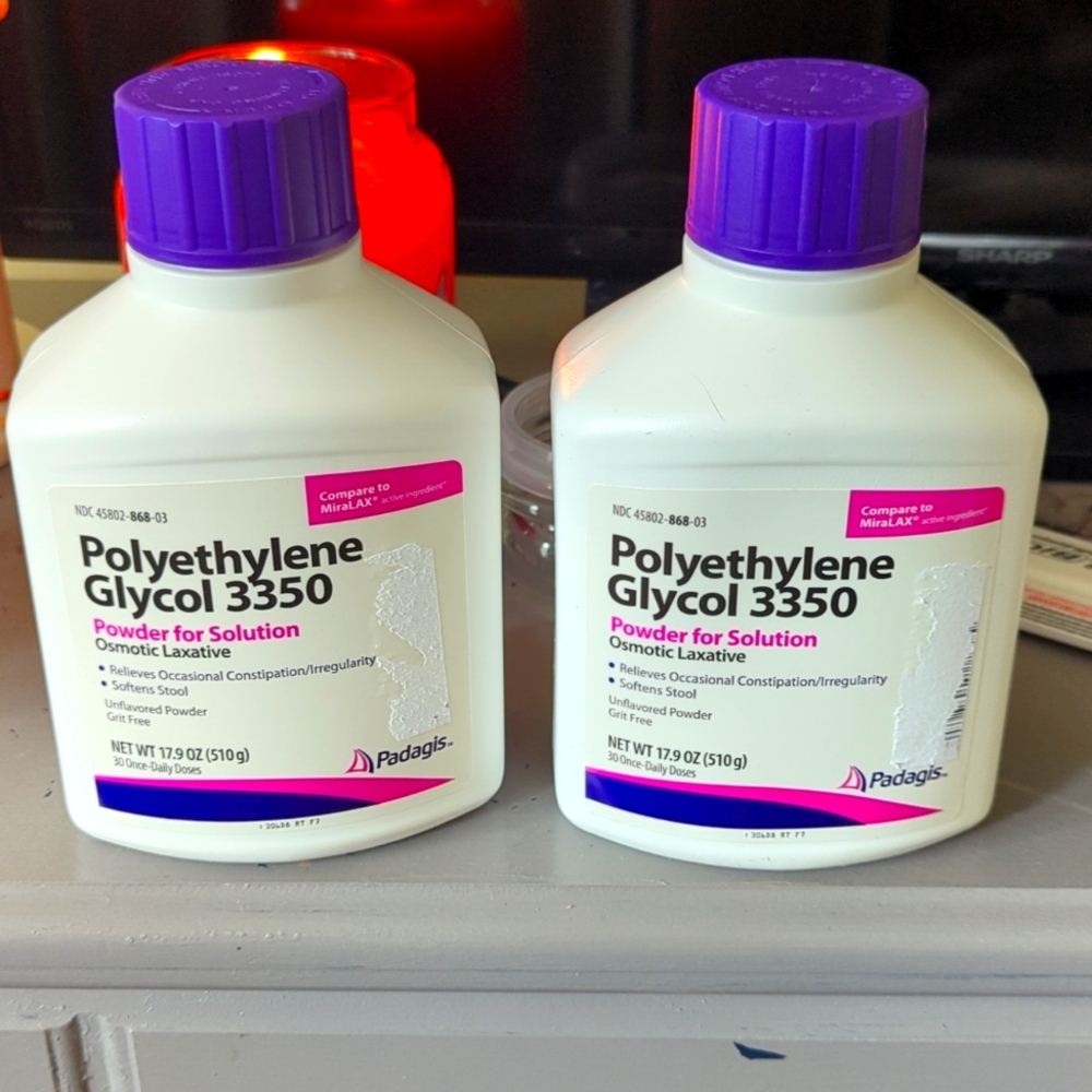 🎯 Polyethylene Glycol 3350 Osmotic Laxative (compare to MiraLAX )Exp2024